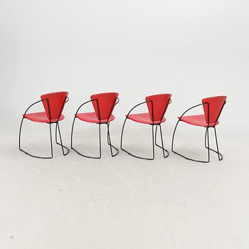 A set of four LInda armchairs from Arrben Italy late 20th century.