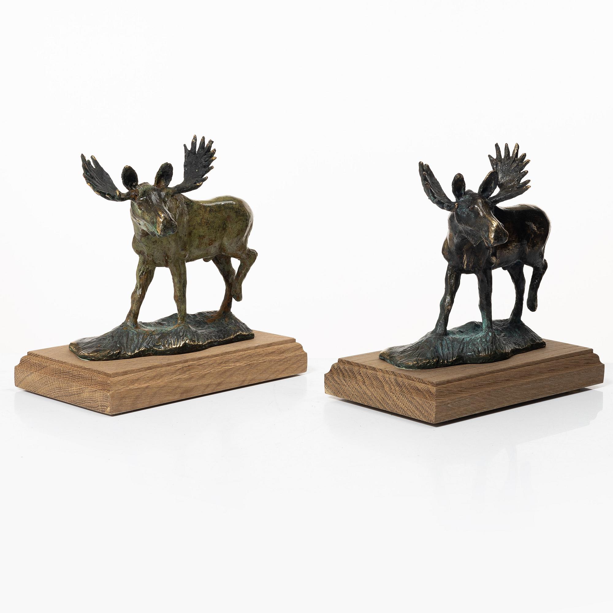 Torbjörn Forsberg, Moose bull, 2 pcs.