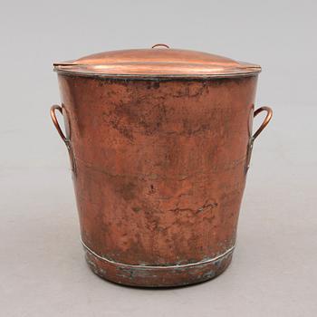 VATTENTUNNA, koppar, 1800-tal.