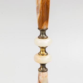 Floor lamps, a pair, second half of the 20th century.