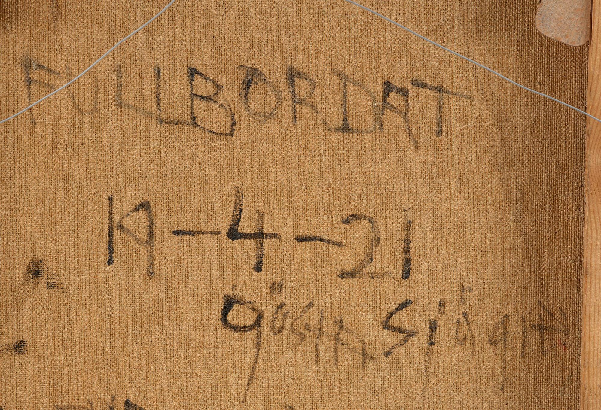 Gösta Sjögren (1800/1900-tal), Porträtt av en ung man.