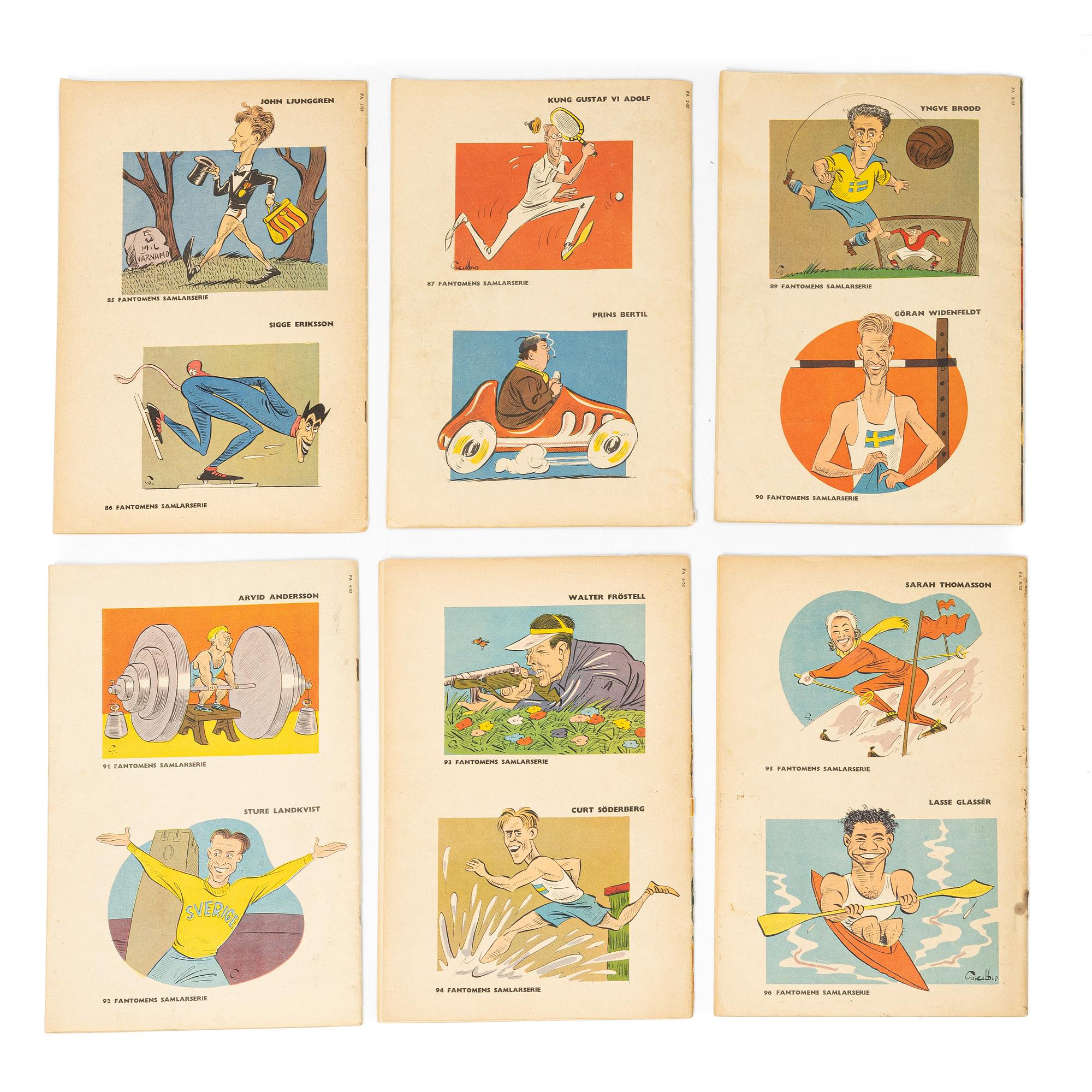Comic books, 26, “The Phantom”, 1953 edition.