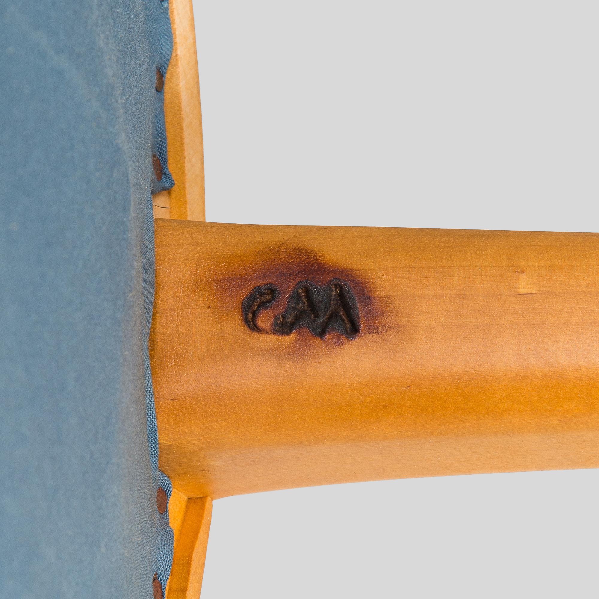 Carl Malmsten, an "Erik Gustaf" armchair, later part of the 20th century.