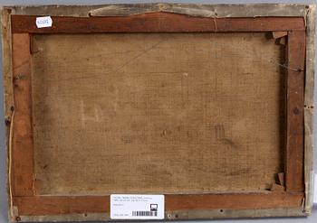 OKÄND KONSTNÄR, omkring 1900, olja på duk, sign By A. Poole.