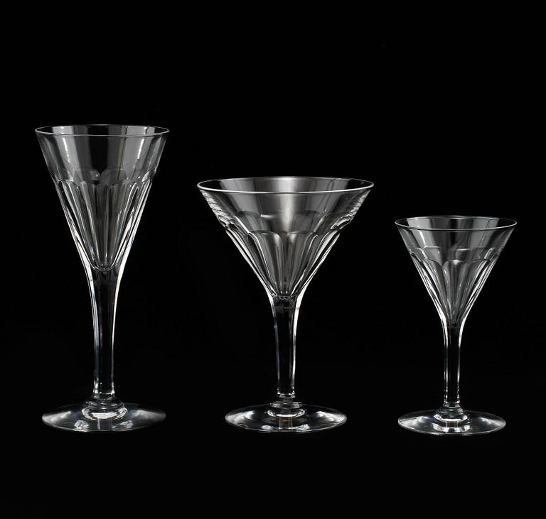 GLASSERVIS, 71 delar, 1900-tal.