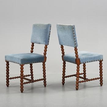 STOLAR, 12 st. Barockstil, 1800-talets slut.