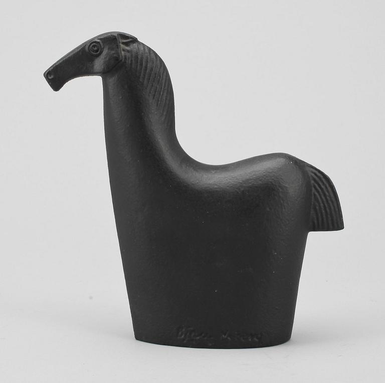 BJÖRN NYBERG, skulptur, metall. Sign.