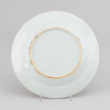 A part famille rose dinner service, Qing dynasty, Qianlong (1736-95).