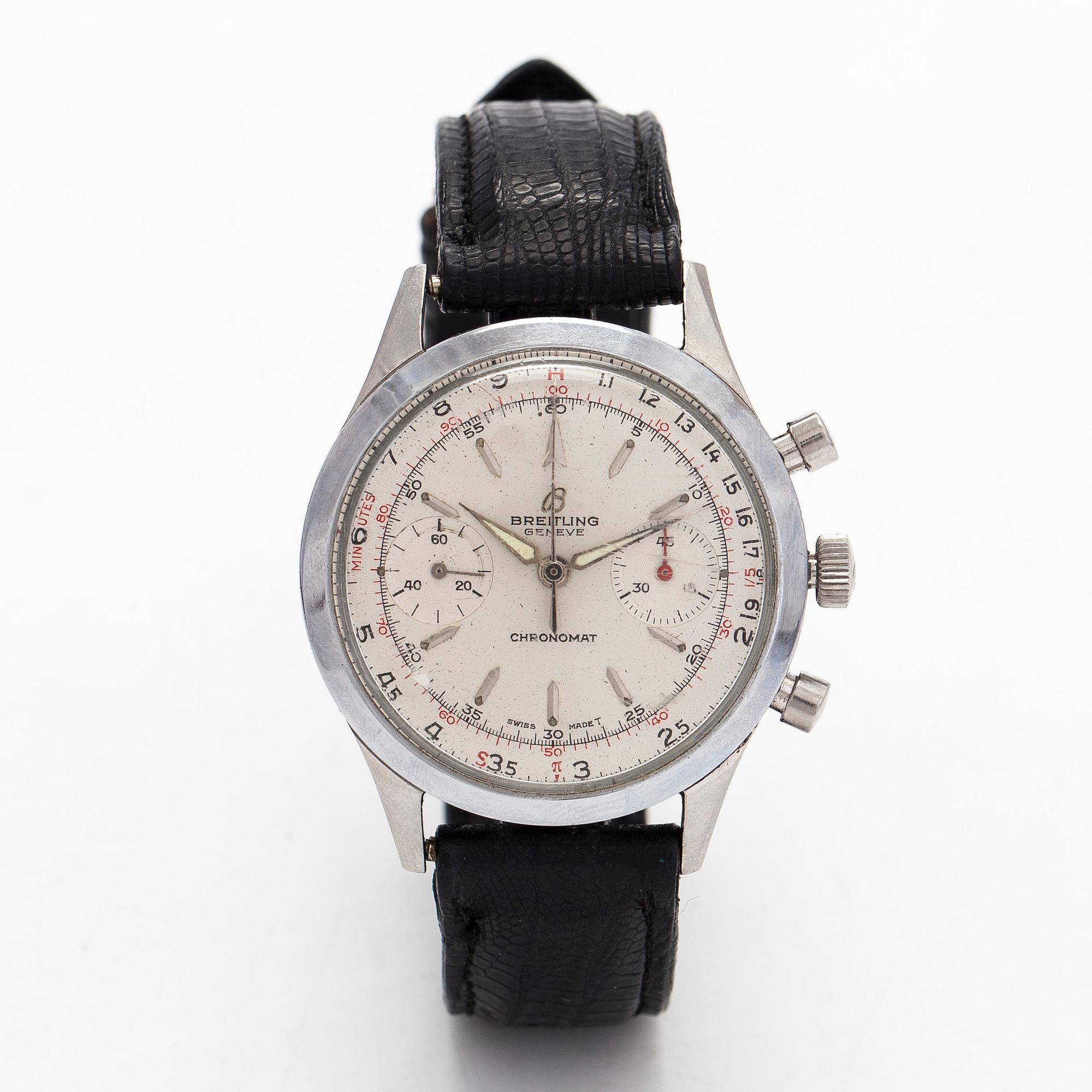 Breitling, Chronomat, chronograph, wristwatch, 36 mm.