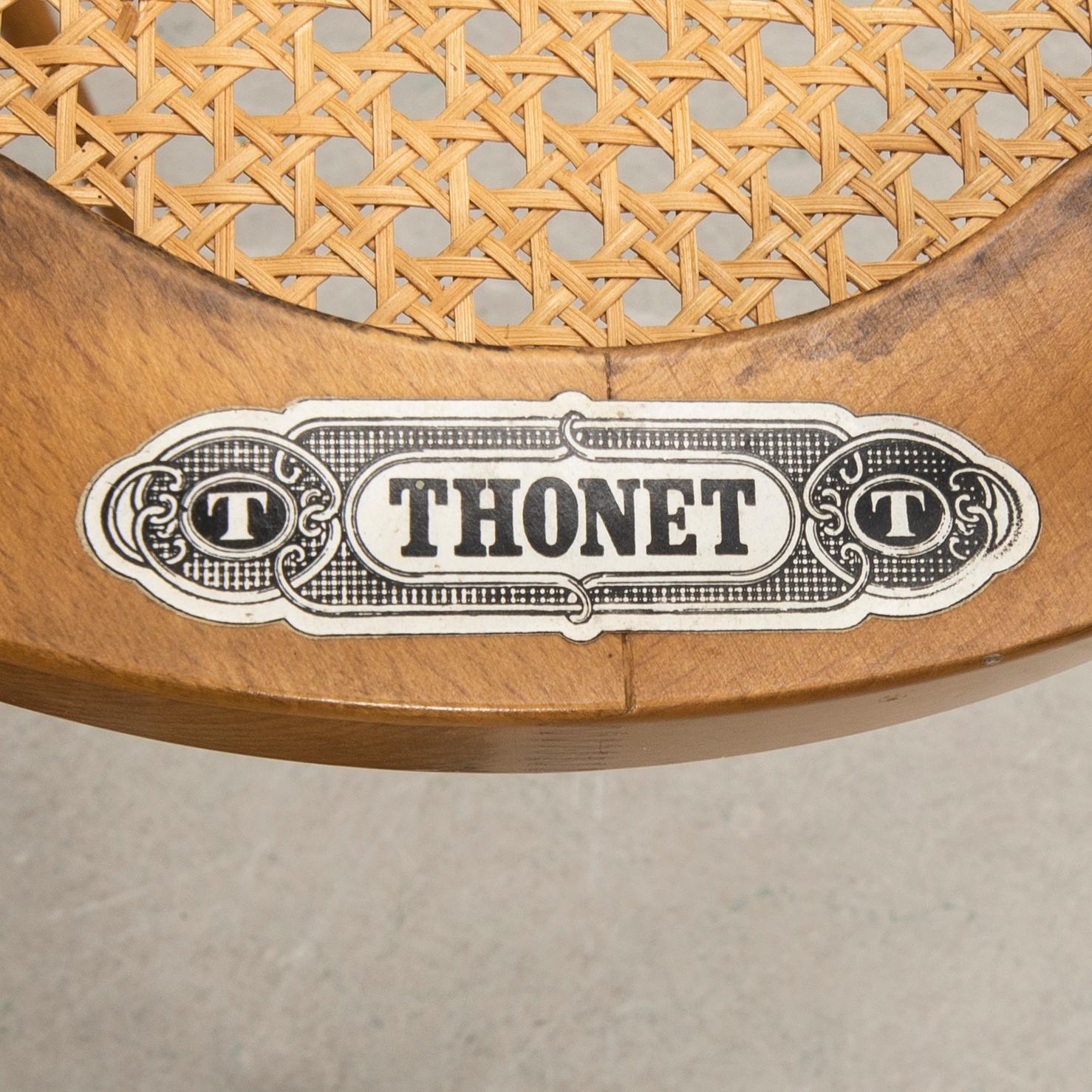 Bar stools, 6 pcs, Thonet, modern production.