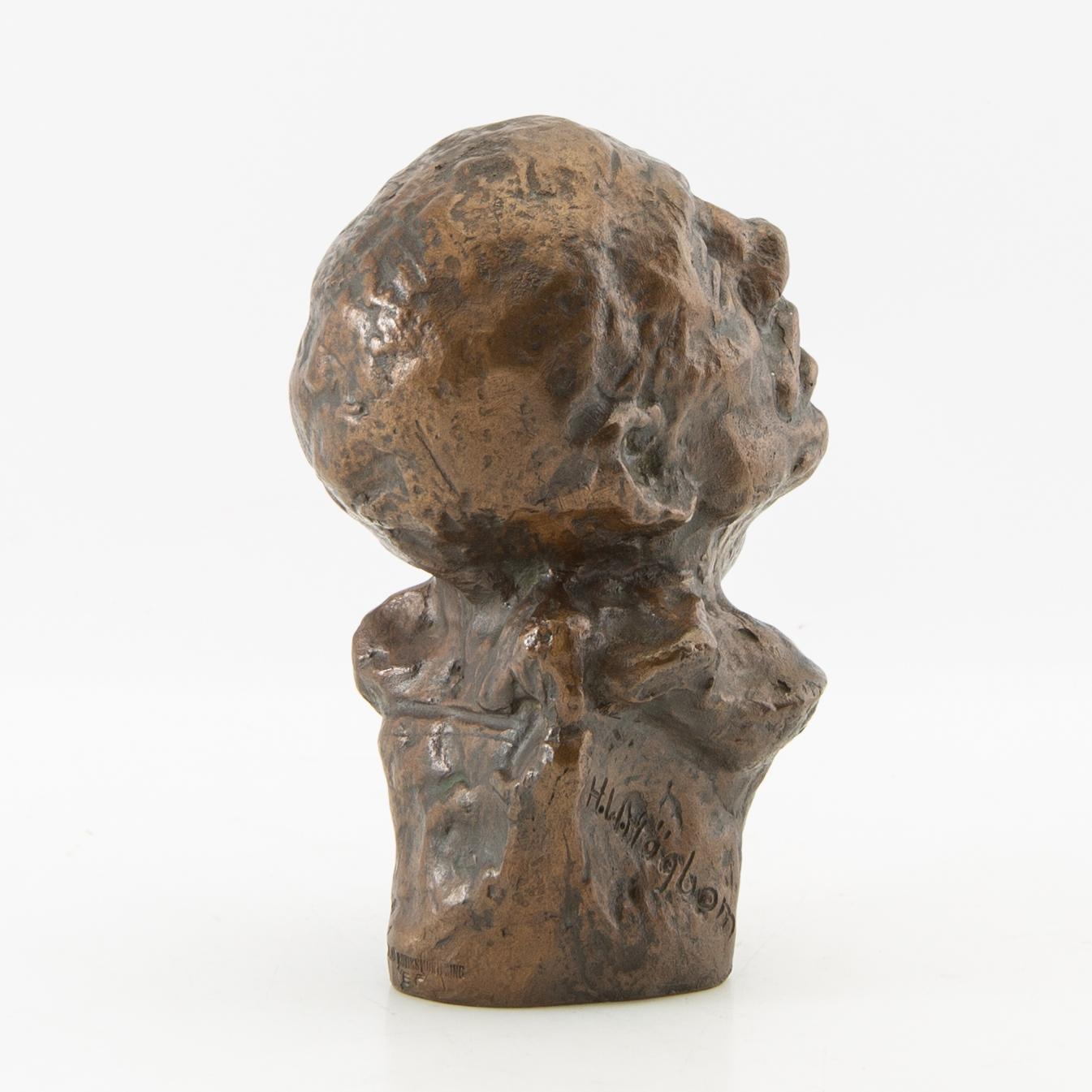 Helge Högbom, sculpture, "Pierrot".