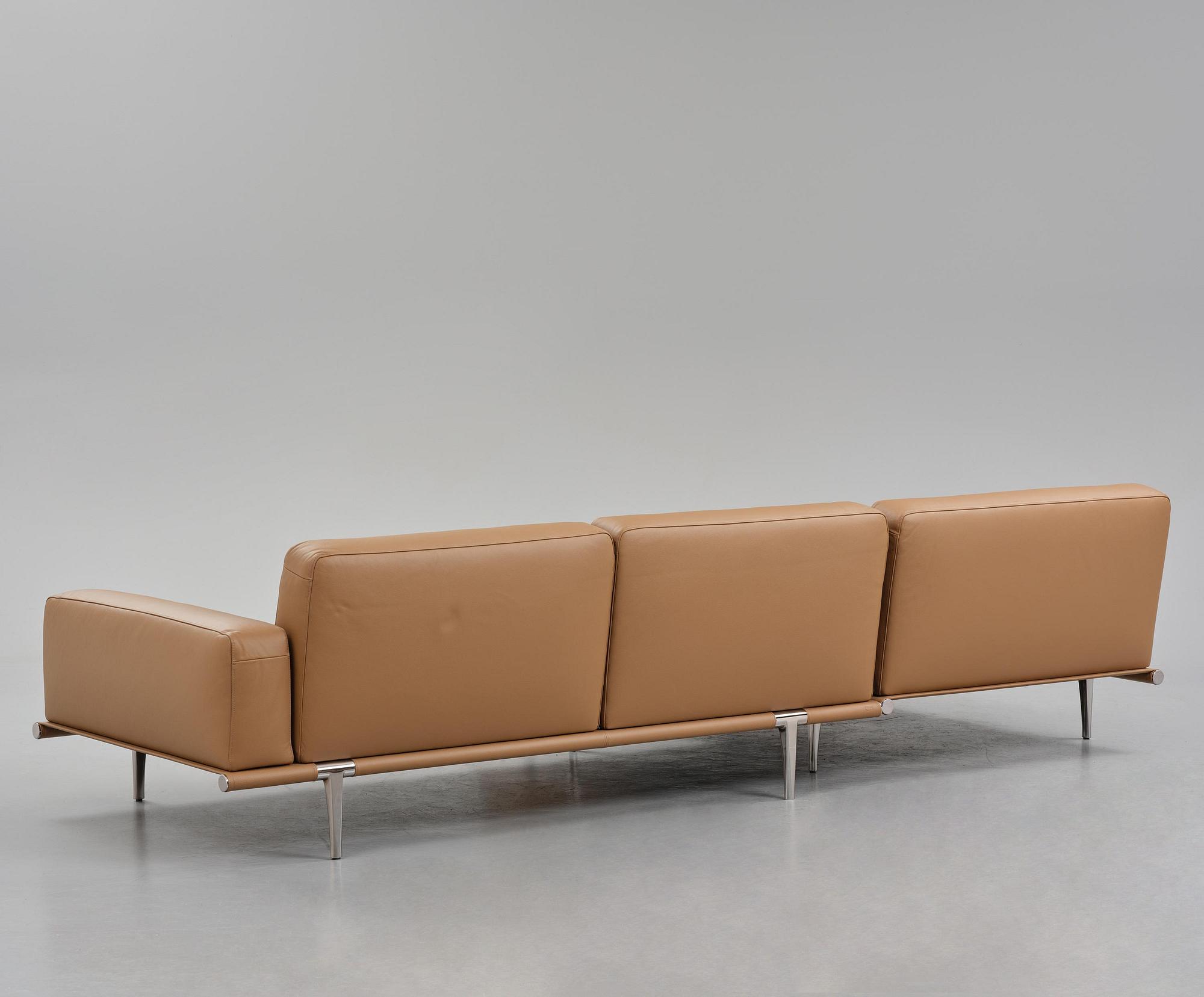 Ludovica Serafini & Roberto Palomba, a "Let it Be" sofa, Poltrona Frau, Italy, 2025.