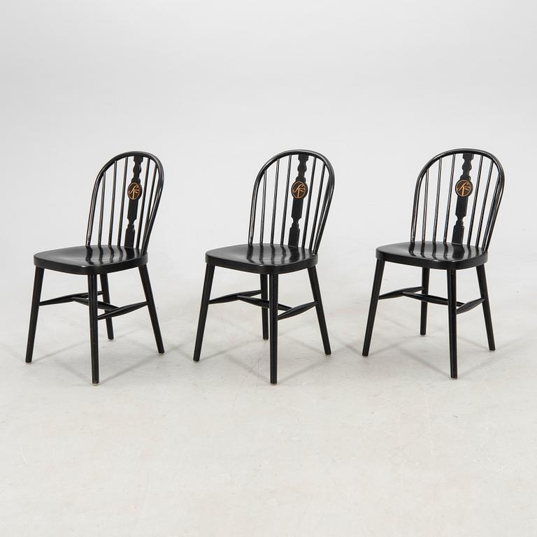 Chairs, 6 pieces, first half of the 20th century, SF (Svensk Filmindustri).