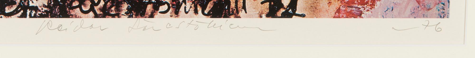 Reidar Särestöniemi, offset, signerad och daterad -76, numrerad 185/300.