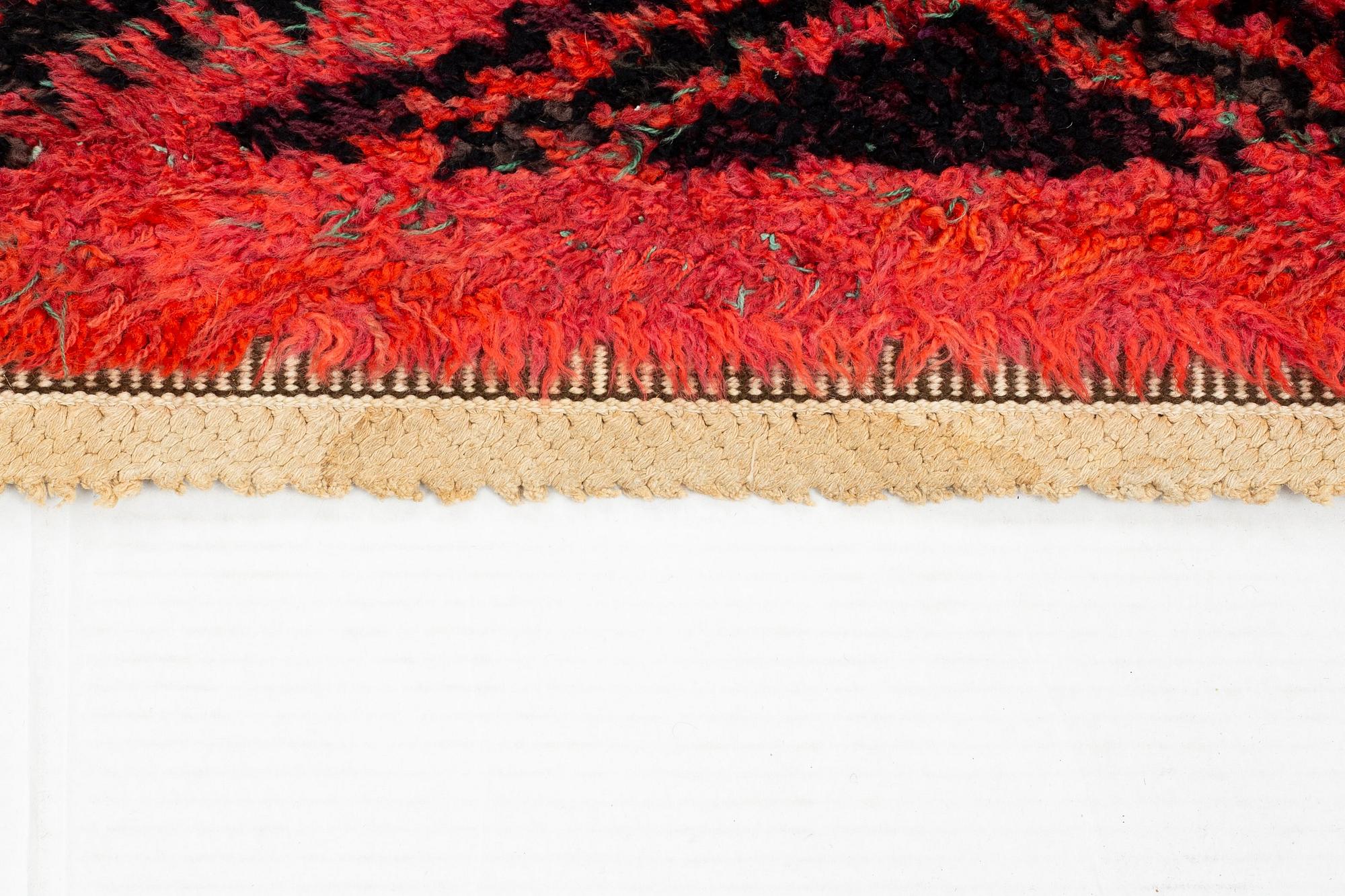 Märta Måås-Fjetterström, a carpet, "Tigerfällen", Knotted pile, 228 x 152 cm, signed AB MMF BN.