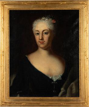 Georg Engelhard Schröder, copy after, "Eva Charlotta Victoria Stenbock" (married Barnekow) (1710-1785).