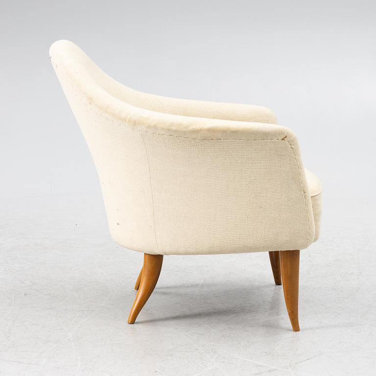 Kerstin Hörlin-Holmquist, armchair, "Little Adam" from the series "Paradiset", Triva, Nordiska Kompaniet, mid-20th century.