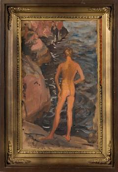 Venny Soldan-Brofeldt, oil on board, signed.