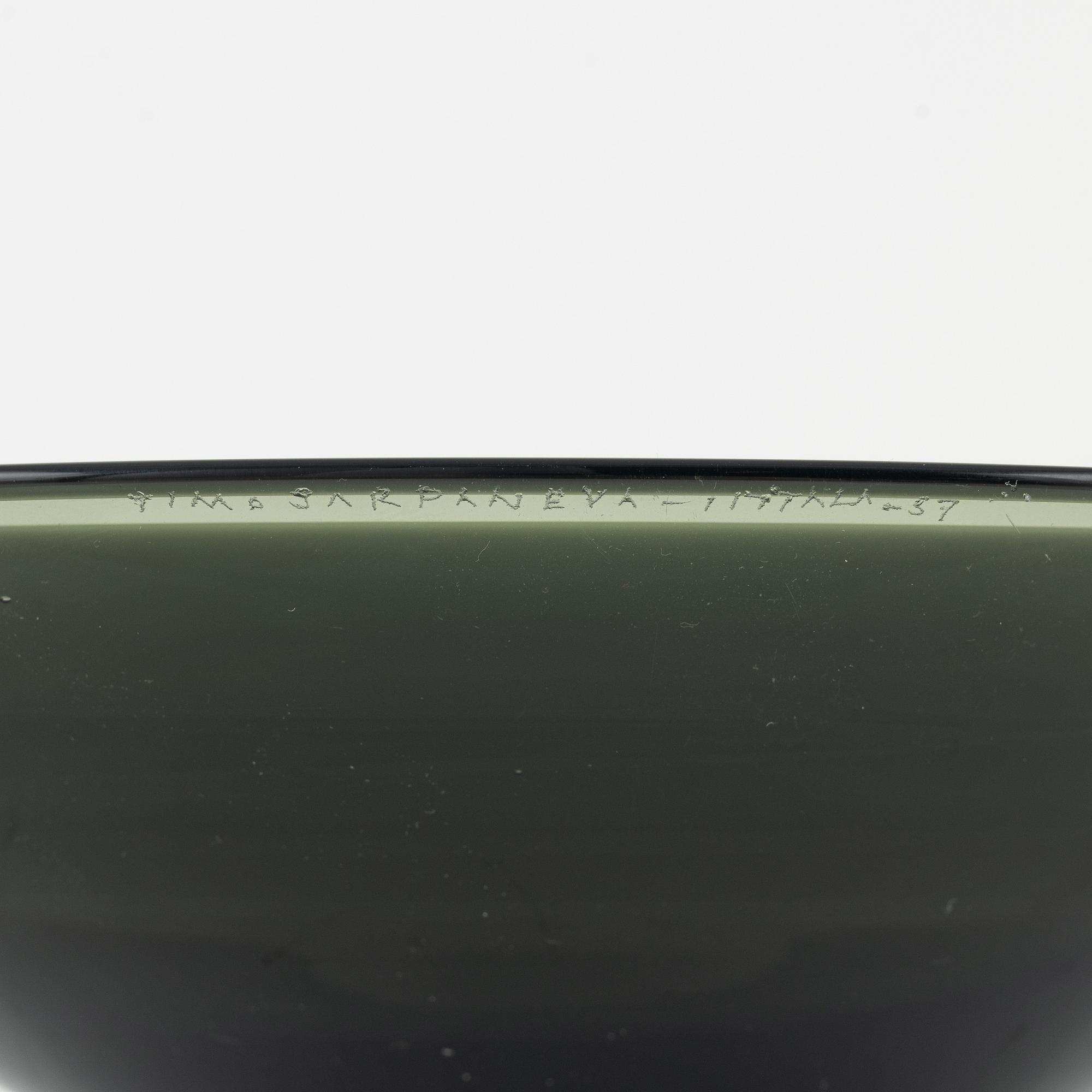 Timo Sarpaneva, a glass bowl, Iittala, 1957, Finland.