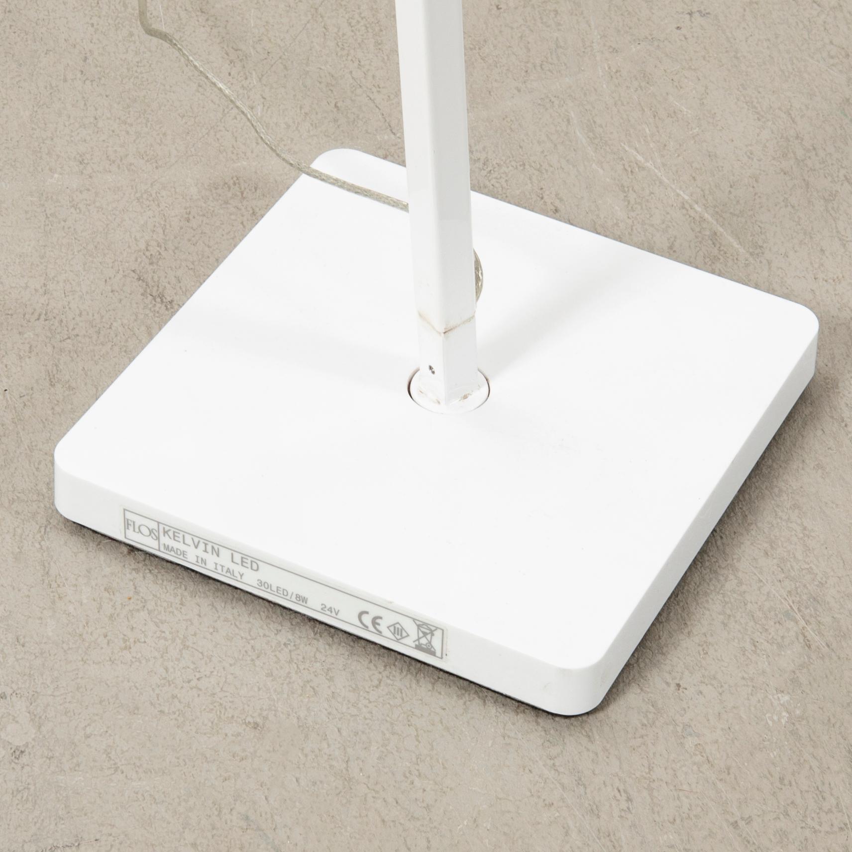 Antonio Citterio, a pair of floor lamps "Kelvin Base" for Flos, modern production.