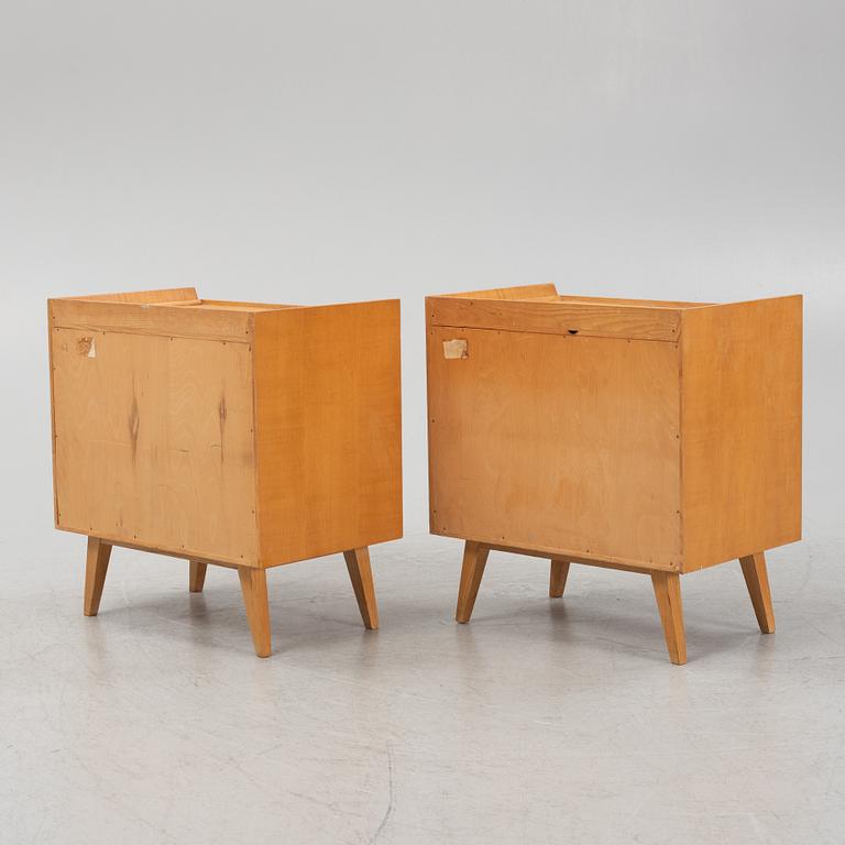 A pair of Swedish Modern bedside tables, 1940's.