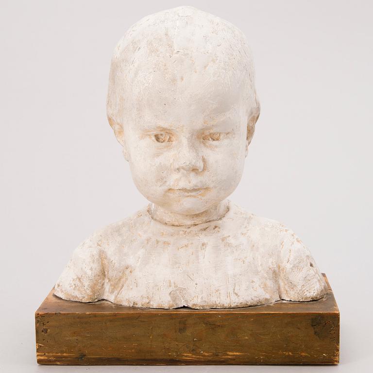 EMIL WIKSTRÖM, skulptur, gips, signerad och daterad.