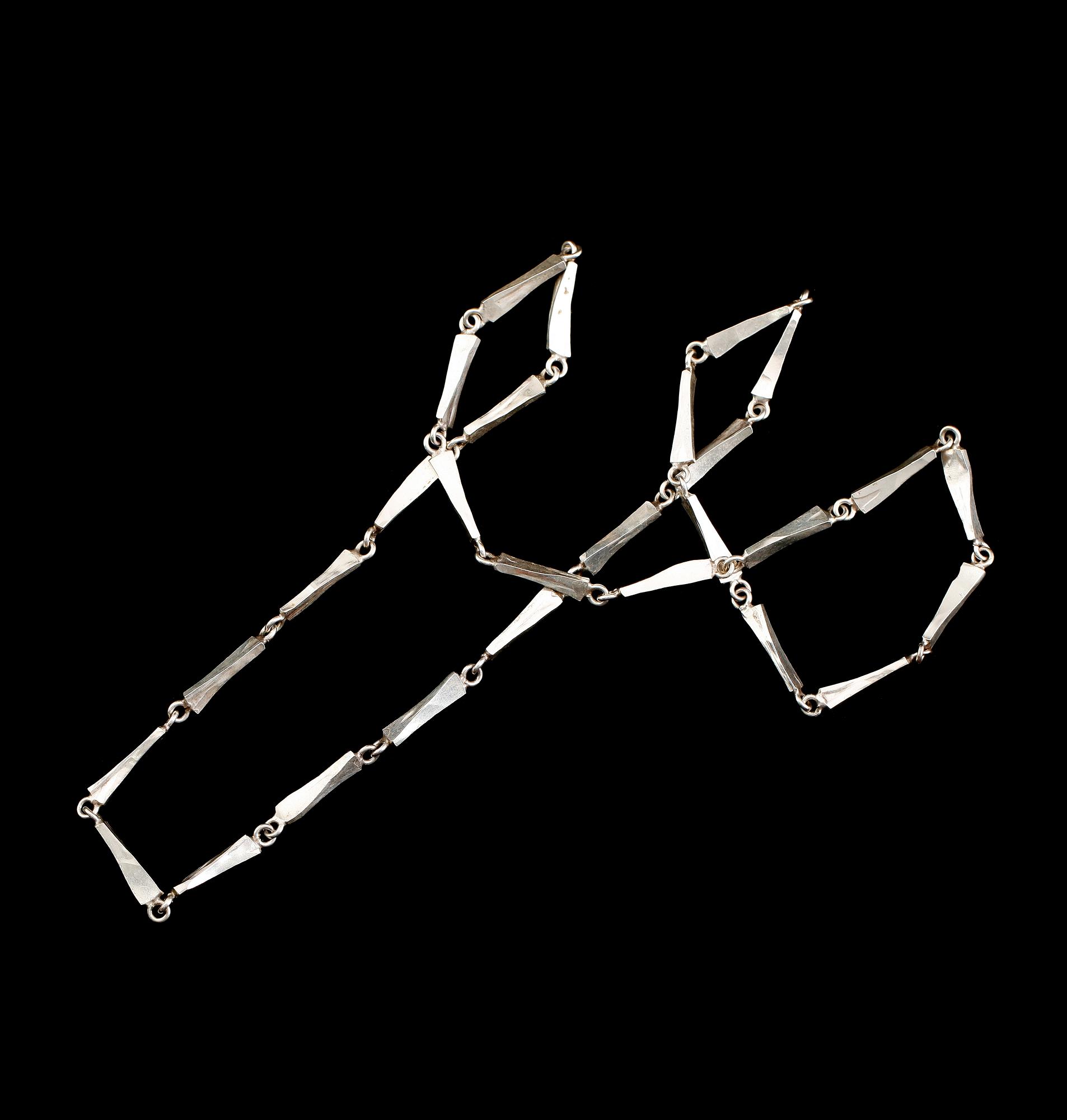 COLLIER, sterlingsilver, W. & S.Sörensen, Danmark, 1900-talets andra hälft.