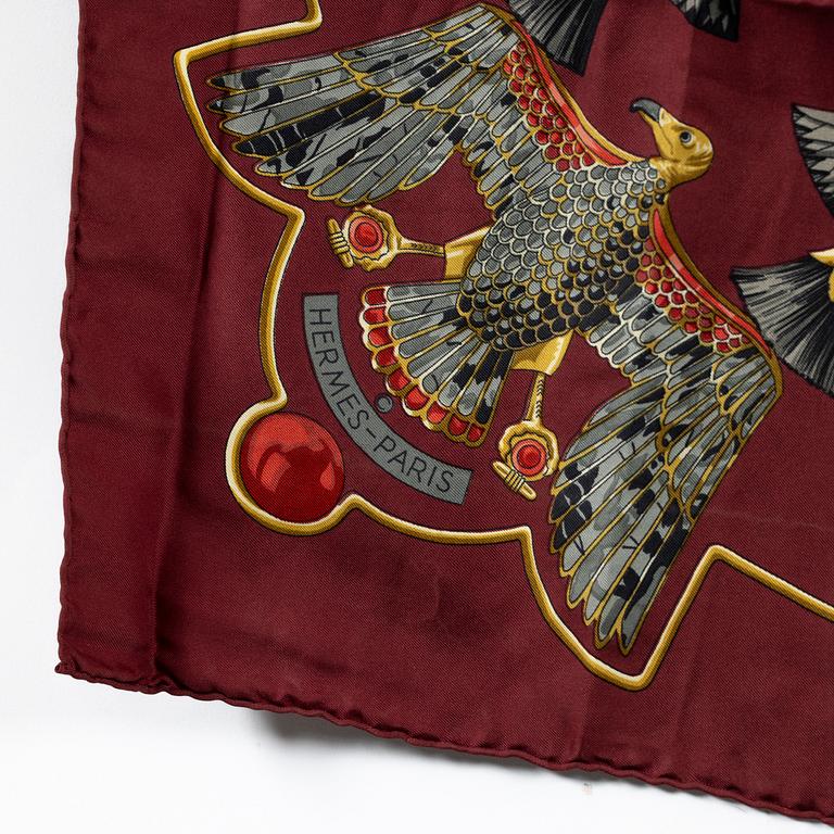 Hermès, scarf, "Egypt - Scarabs and Pectorals".