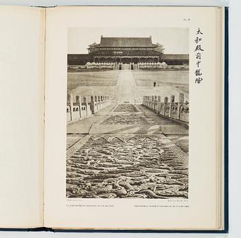 A book by Osvald Siren, 'The Imperial Palaces of Peking'. Paris and Brussels, G. van Oest, MCMXXVI.