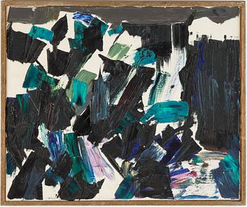 Kjartan Slettemark, oil on canvas, signed and dated -63.