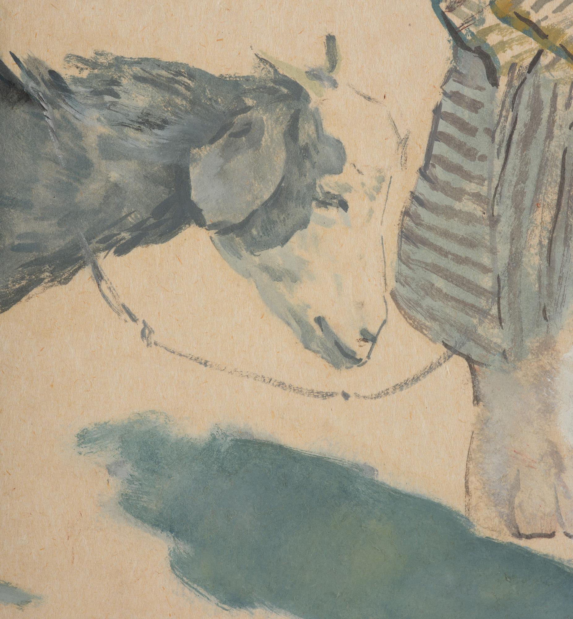 Erich Wolfsfeld, Child and goat.