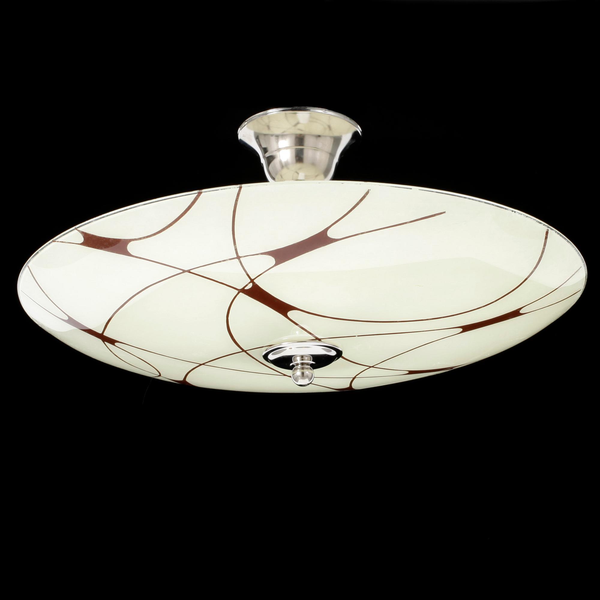 TAKPLAFOND, 1930/40-tal. Höjd ca 25 cm.