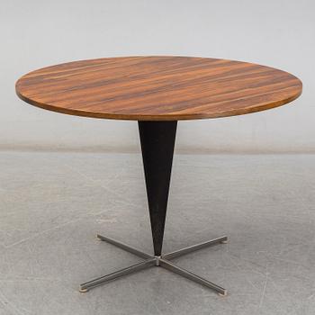 VERNER PANTON, a rosewood veneered 'Cone Table' from Frem Røjle, Denmark.