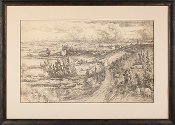 UNO STALLARHOLM, tusch, signerad och daterad 1936-37.