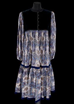 368. A dress from the russian collection by Yves Saint Laurent.