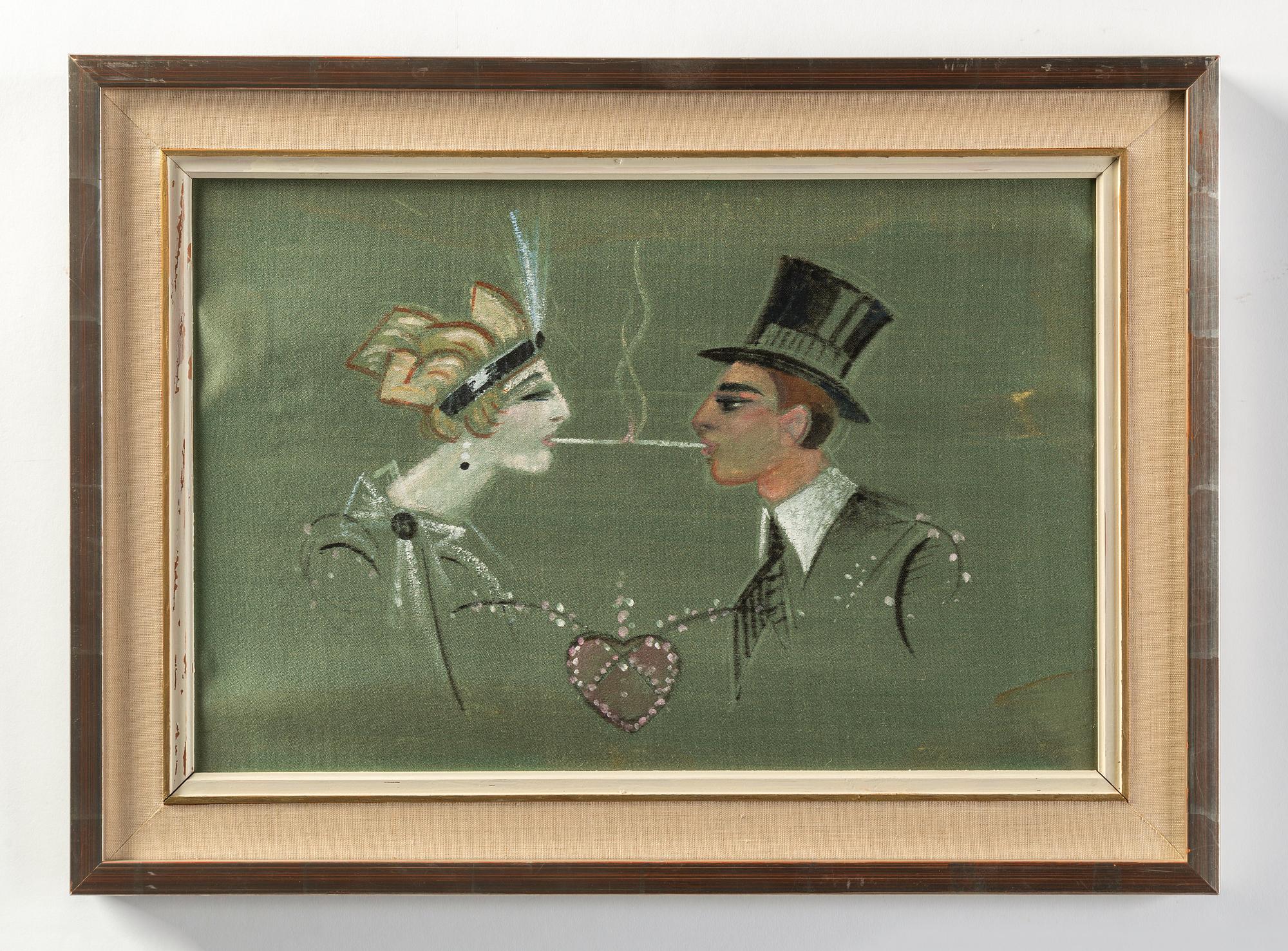 Gösta Adrian-Nilsson, Cigarettkyss.