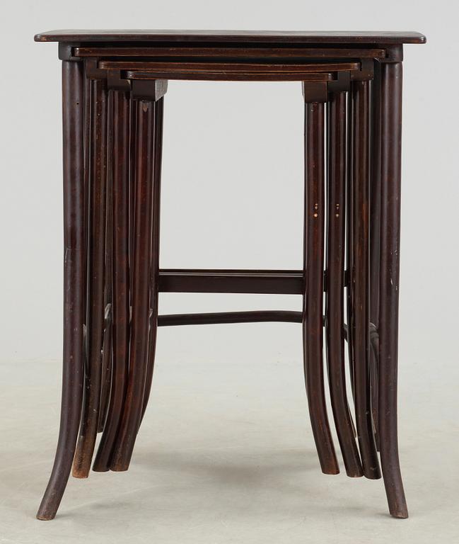 SATSBORD, 4 delar, Thonet, 1900-talets början.