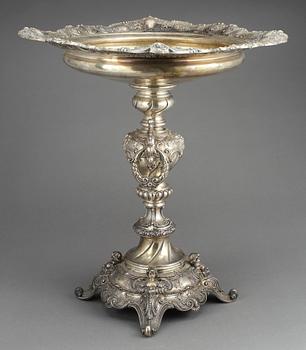 UPPSATSSKÅL, silver, Nyrenässans, B Erlandsson, Kristianstad, 1900.