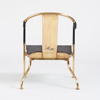 Mats Theselius, an "El Rey" armchair, ed. 317/360, for Källemo, Sweden post 1999.