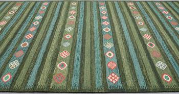 Barbro Nilsson, A CARPET, "Krusbär", tapestry weave, ca 205 x 132,5 cm, signed AB MMF BN.