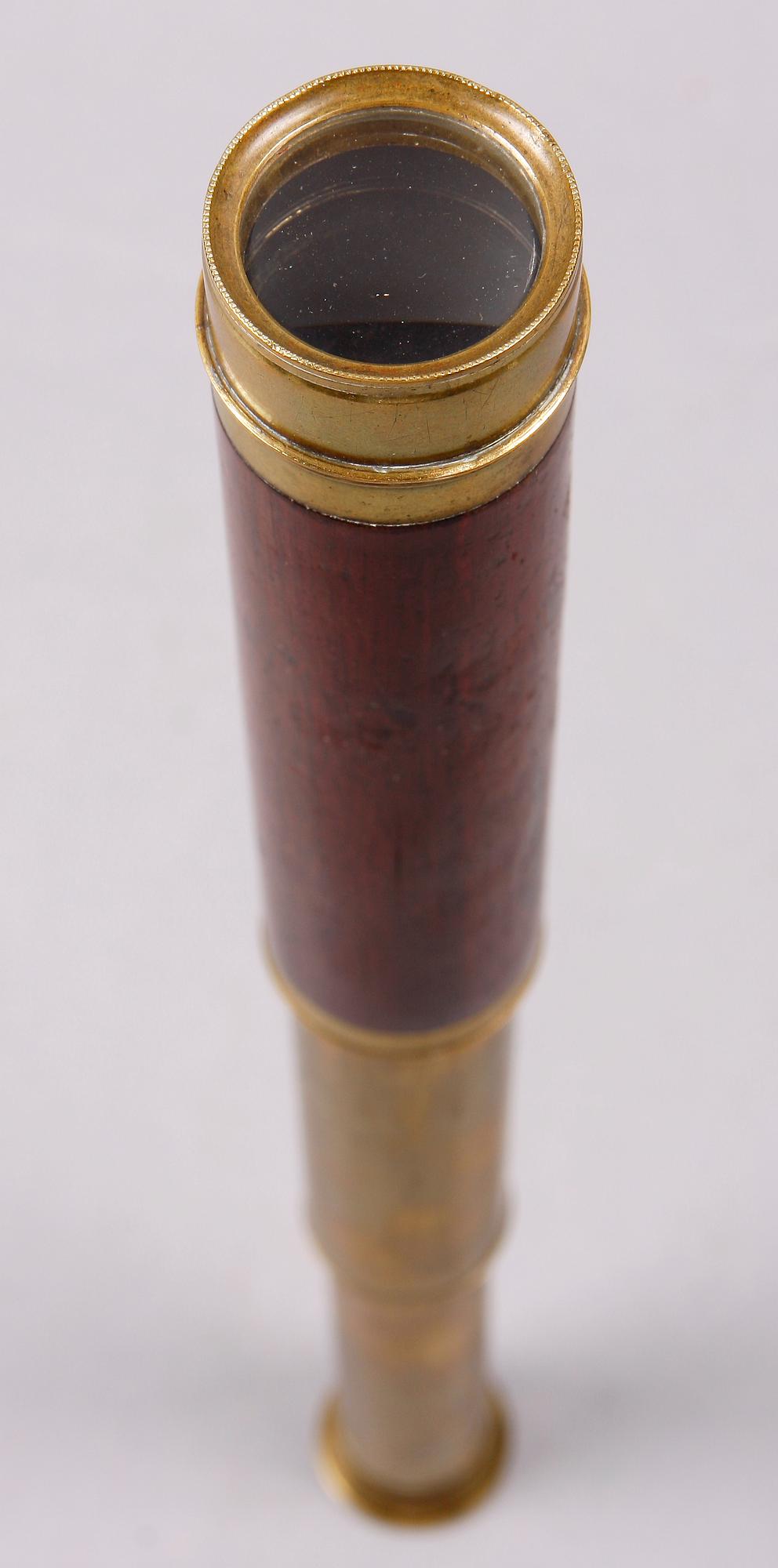 TUBKIKARE, mässing, trä, 1800/1900-tal.