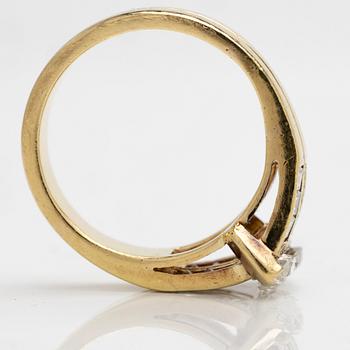 Willy Wiemann, Ring in 18K gold and diamonds, Merano, Italy.
