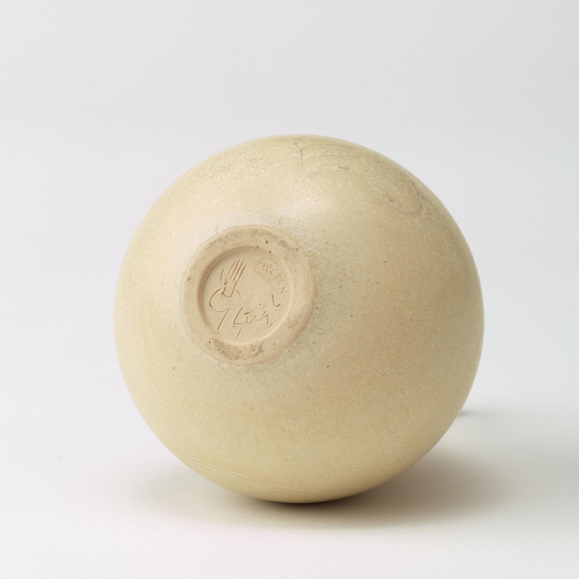 STIG LINDBERG, vas av stengods, Gustavsberg studio, sannolikt 1950-tal.