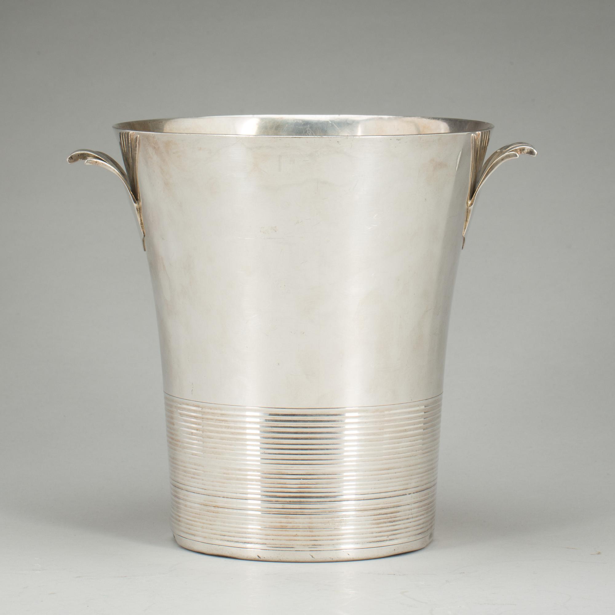 CHAMPAGNEKYLARE, nysilver, Frankrike, 1900-talets första hälft.
