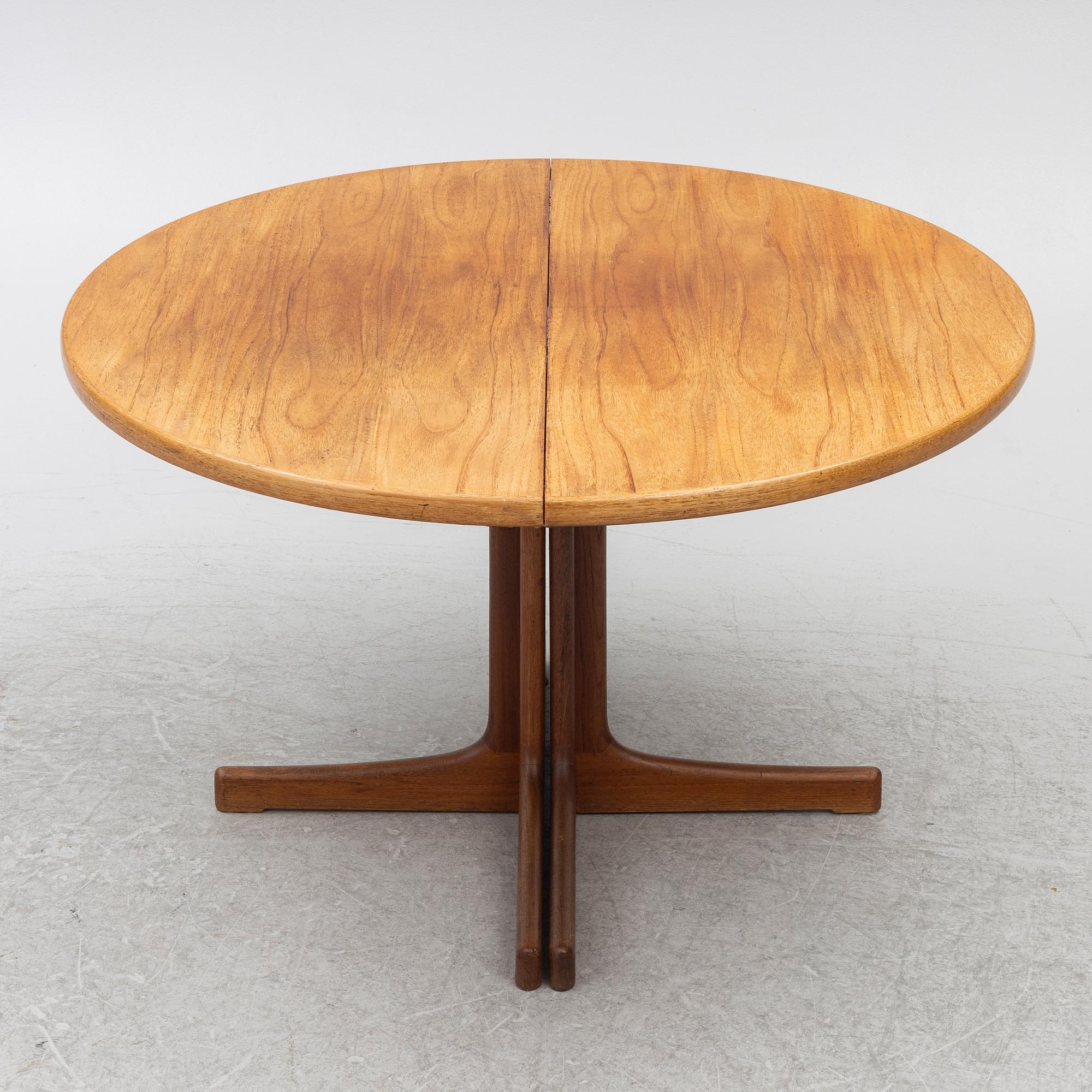 Karl Erik Ekselius, Dining table, JOC, Vetlanda, 1960s.