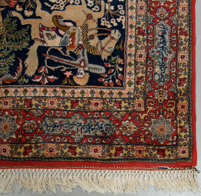 A rug, semi-antique, oriental, ca 238 x 139 cm.