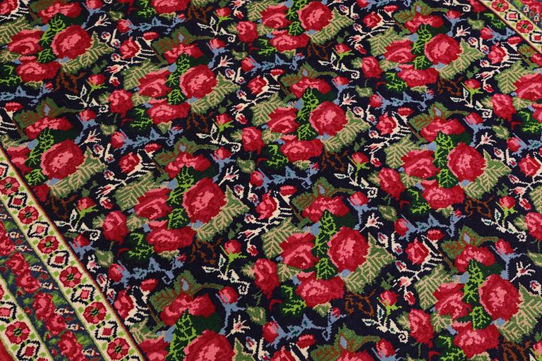 An Afshar carpet, 198 x 124 cm.