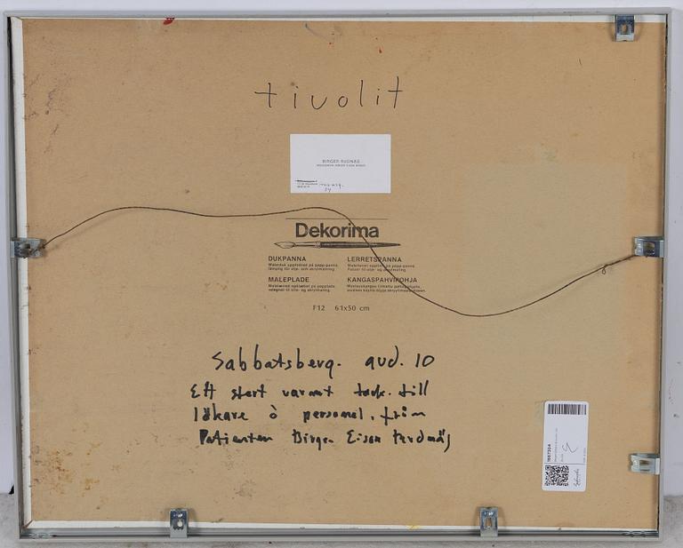 Birger Birger-Ericson, "Tivolit".