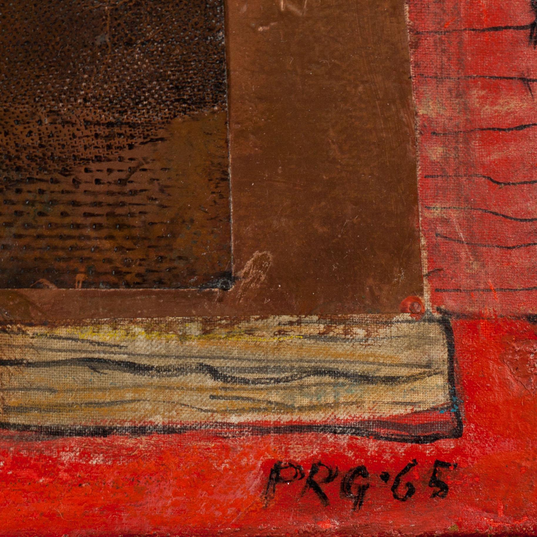 PAUL RENÉ GAUGUIN, blandteknik, signerad och daterad 65.