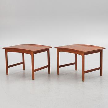 Folke Olsson, side table/coffee table, a pair, Bra Bohag, model Frisco, Tingströms, 1960s.